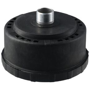 FEIYING Filter Intake Black Muffler Accessories. 25mm Noise Reduction Plastic Shell Air Compressor