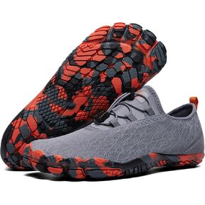 ALEADER Barefoot Water Shoes Men Non Slip Swim Beach Shoes for Hiking Walking River