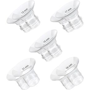 Wearable Breast Pump Replacement Parts Compatible with TSRETE Kmaier S12 S9 Wearable Breast Pump, Include Duckbill Valve, Silicone Diaphragm, 24mm Flange, Milk Collector Cup, 2 Sets