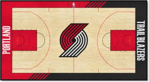 FANMATS NBA Portland Trail Blazers نايلون وجه NBA Court Runner - صغير، 24x44 in Saudi Arabia