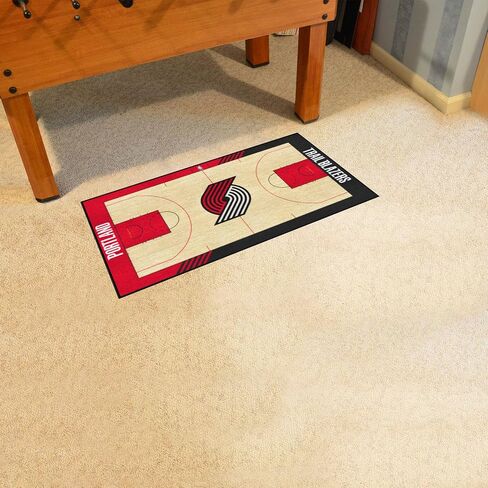 FANMATS NBA Portland Trail Blazers نايلون وجه NBA Court Runner - صغير، 24x44 in Saudi Arabia