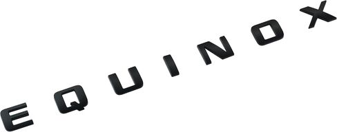2X Equinox Front Door Nameplate Letter Logo 3D Badge Emblem Sport Replacement for Equinox (Chrome) in Saudi Arabia