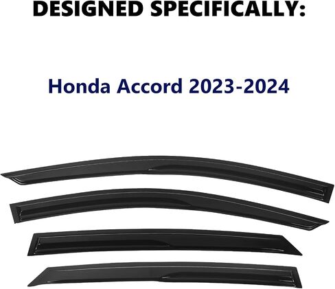 KELCSEECS Window Visors Rain Guards Compatible with Kia Sportage 2022 2021 2020 2019 2018 2017 Vent Window Visors Shades Extra Durable Window Deflectors for Sportage 2017-2022, 4pcs Accessories Black in Saudi Arabia