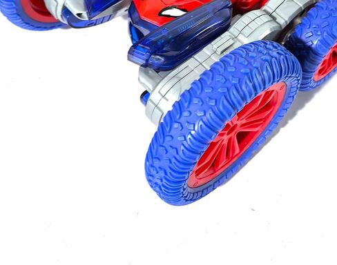سيارة حيلة OVV Spider RC - لعبة تحكم عن بعد تدور 360 درجة مع أضواء ورذاذ، سيارة للطرق الوعرة قابلة لإعادة الشحن بتردد 2.4 جيجا هرتز للأطفال من سن 4 إلى 12 عامًا، سيارة داخلية/خارجية للأولاد والبنات هدايا عيد الميلاد (العنكبوت) in Kuwait