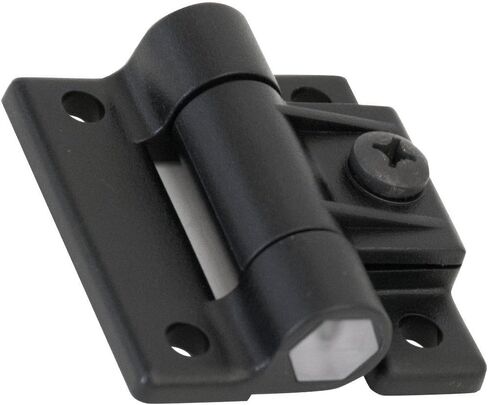 Southco E6-10-501-20 Series Adjustable Torque Position Control Hinge with Holes, Acetal Copolymer, 2-1/2" Leaf Height, 35.00 in-lbf Symmetric Torque, Black in Saudi Arabia