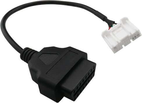 eMagTech 12 Pin Car OBD2 Connection Cable OBD2 Diagnostic Instrument Connection Cable OBD2 Connector Harness OBD2 Adapter Cable Compatible with Tesla Model X Model S in Saudi Arabia