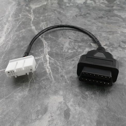 eMagTech 12 Pin Car OBD2 Connection Cable OBD2 Diagnostic Instrument Connection Cable OBD2 Connector Harness OBD2 Adapter Cable Compatible with Tesla Model X Model S in Saudi Arabia