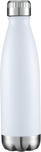 HASLE OUTFITTERS 17oz Stainless Steel Water Bottles Bulk, Vacuum Insulated Water Bottles Double Walled Powder Coated Reusable Metal Sports Water Bottles Keep Drinks Hot and Cold, Red, 8Packs in Saudi Arabia
