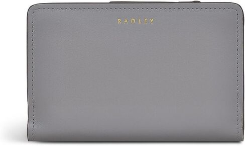 RADLEY London - محفظة جلدية متوسطة الحجم ثنائية الطي - حامل بطاقات متعددة مع جيب بسحاب - محفظة نحيفة للنساء (أسود) in Saudi Arabia