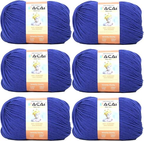 Soft Baby Yarn for Knitting100% Acrylic, 50 oz 110 Yards per Ball, Perfect for Baby Soft Knitting Projects (3, Hunter Green) in Saudi Arabia