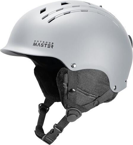 خوذة التزلج OutdoorMaster - خوذة Takin-NA على الجليد مع قناع، قرص قابل للتعديل، 10 فتحات - هيكل ABS متين وجزء EPS ممتص للصدمات - خوذة رياضية ثلجية للرجال والنساء والشباب in Kuwait