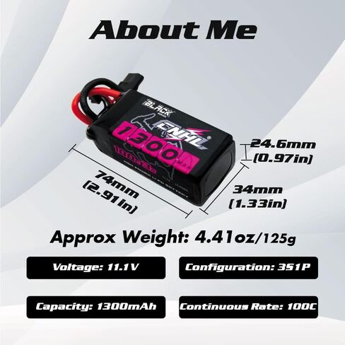 CNHL 7.4V Lipo Battery 1500mAh 2s lipo battery 100C with XT60 Plug for Vortex LRC Freestyle V1 RC Boat Heli Airplane UAV Drone FPV RC Car (2 Packs) in Saudi Arabia