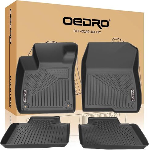 OEDRO Floor Mats Fit for Tesla Model Y 2024-2020 TPE Custom Fit All Weather Model Y Automotive Interior Cargo Liners Trunk Mats Accessories for Model Y 5-Seat (NOT fit 7-Seat) 6 Pcs Car Mats Set in Saudi Arabia