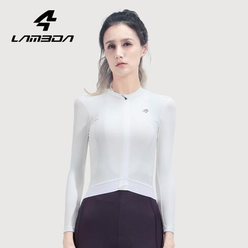 Women's Summer Cycling Sweatshirt Sun Protection LONG sleeved Cycling Sweatshirt Breathable Cycling Top (US, Alpha, Large, Regular, Regular, white) in Kuwait