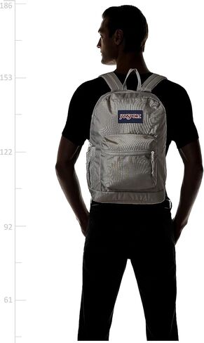 حقيبة ظهر JanSport Cross Town Plus - حجرة رئيسية كبيرة، جيب جانبي لزجاجة المياه، حقيبة كمبيوتر محمول مبطنة مقاس 15 بوصة - كحلي in Saudi Arabia