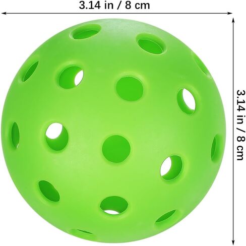 SUPVOX 12 Pcs Hollow Plastic Baseballs with Mesh Bag - Baseballs Trainin,Hollow Airflow Softballs for Pitching Batting Catching All Style Paddle in Saudi Arabia