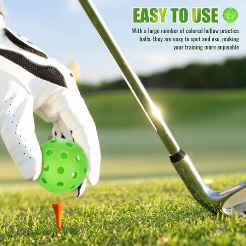 SUPVOX 12 Pcs Hollow Plastic Baseballs with Mesh Bag - Baseballs Trainin,Hollow Airflow Softballs for Pitching Batting Catching All Style Paddle in Saudi Arabia