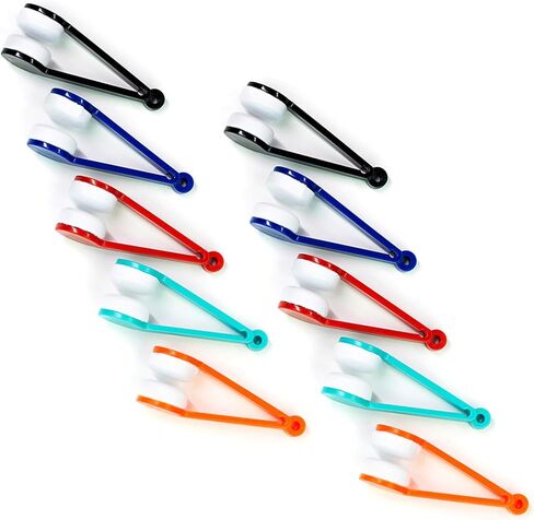 Eye Glasses Lens Cleaner Cleaning Brush Tool - Microfiber Mini Sunglasses Cleaner Soft Brush Cleaning Clip 5 Colors (5 Pack) in Kuwait