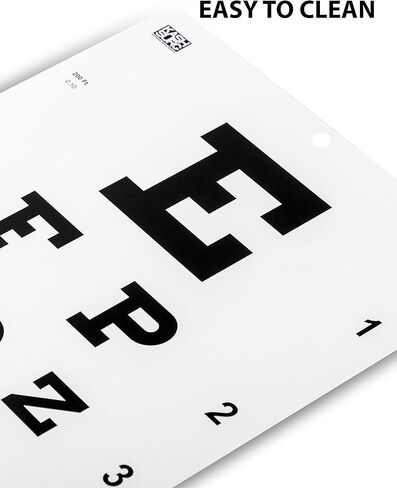 مخطط عيون سنيلين لرؤية المسافة 20 قدم، مقاس 22 × 11 بوصة in Kuwait