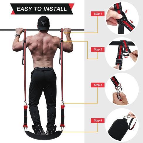 Pull Up Assistance Bands 300lbs, Heavy Duty Resistance Bands for Pull-up Assist, 8 Strong Adjustable Elastic Straps for Beginner Chin-up Workout in Saudi Arabia
