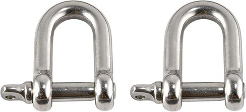 Ergodyne Squids 3790M Tool Attachment Shackle, Stainless Steel, 15 Pounds, 2-Pack, Medium in Saudi Arabia