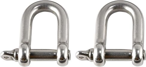 Ergodyne Squids 3790M Tool Attachment Shackle, Stainless Steel, 15 Pounds, 2-Pack, Medium in Saudi Arabia