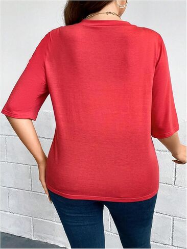 WDIRARA Women's Plus Size Lightweight Open Front Cardigan Casual Half Sleeve Kimono Cardigans in Saudi Arabia