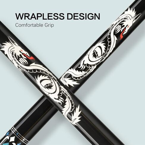 Carbon Fiber Pool Cue Stick Technology Low Deflection Billiard Cue ( 12.5mm Carbon Fiber Shaft, 4 Pieces of Carbon Tubes Inside Butt, Leather Handle, 3/8*8 Radial Pin Joint, Adjustable Weight) in Saudi Arabia