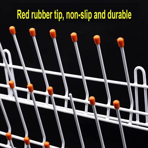 رف تجفيف المختبر 55 أوتاد رف الأواني الزجاجية للمختبر رف تجفيف الأواني الزجاجية بسلك فولاذي رف تجفيف الأنبوب القائم بذاته لأدوات المختبر المدرسية (55 أوتاد) in Kuwait