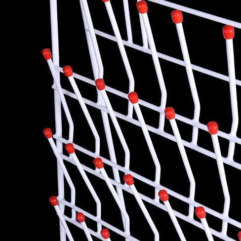 رف تجفيف المختبر 55 أوتاد رف الأواني الزجاجية للمختبر رف تجفيف الأواني الزجاجية بسلك فولاذي رف تجفيف الأنبوب القائم بذاته لأدوات المختبر المدرسية (55 أوتاد) in Kuwait