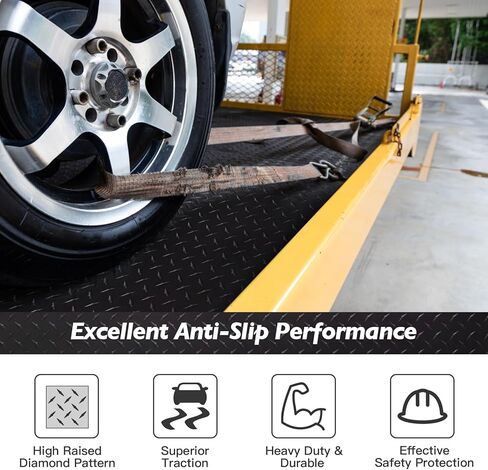 Black Aluminum Diamond Plate – 17 GA 0.045" Commercial Grade Diamond Plate – 3003 H22 Anodized Black Diamond Plate Sheet Metal – Forged Diamond Plate for Cargo Trailer – 4 in x 120 in. Roll in Saudi Arabia