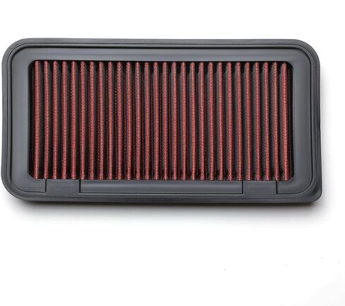 DNA Motoring AFPN-023-RD Clean Air Washable Drop In Panel Air Filter Enhance Engine Performance Power & Acceleration Improve [Compatible with 05-17 Subaru Legacy Outback WRX/STI] in Saudi Arabia