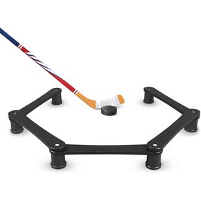 Hockey Stickhandling Trainer - Hockey Training Aid for Stick Portable Stick Handling Trainer Hockey Passer Hockey Practice Equipment Used On and Off Ice for Stick Speed Timing Puck Control in Kuwait