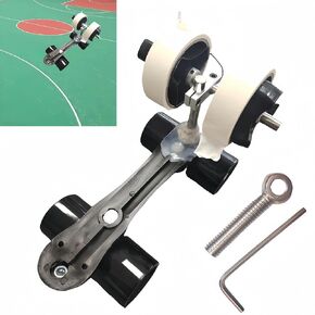 Sports Field Striping Machine, Portable Roller Basketball Court Striping Kit, Handmade Adjustable Parking Lot Striping Machine, Driveway Striping Applicator for Concrete, Asphalt, Road Warning