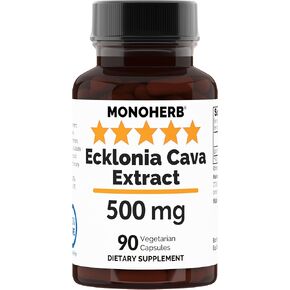 Ecklonia Cava Extract 500 mg per Capsule - 90 Vegetarian Capsules