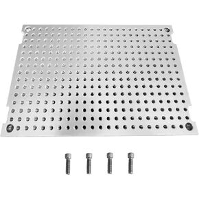 8" x 12" x 1/2" MIC7 Aluminum Fixture/Sacrificial Plate, Mini Pallet