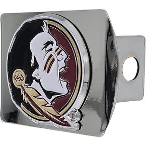 FANMATS 22683 Florida State Seminoles Chrome Hitch Cover - 3D Color Emblem