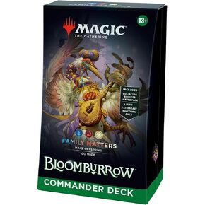 السحر: حزمة The Gathering Bloomburrow Commander Deck - تتضمن جميع الطوابق الأربعة (الجيش المتحرك، شؤون عائلية، عرض السلام، وSquirreled Away)