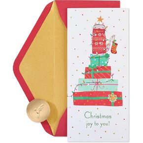 Papyrus Boxed Christmas Cards with Envelopes, Best Wishes, Forest (16-Count)