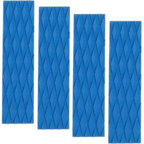 4Piece Surfboard Traction Pads Surfing Front Deck Surf Traction Anti Slip Pad EVA for Surfboard Longboard Shortboard Funboard Fish Skimboard and Kayak