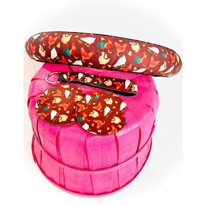 Neoprene Steering Wheel Cover, Car Accessory Set, Universal Fit, Machine Washable, Custom Designs (Smiling Daisies)