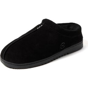 Dearfoams Men's Suede Indoor Outdoor Clog Slipper