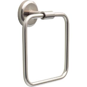 Delta WSD50-BN Westdale Wall Mount Open Square Toilet Paper Holder Bath Hardware Accessory in Brushed Nickel