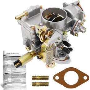 30 PICT-1 Carburetor Fits for VW Beetles Super Beetles Bug Bus Air Cooled Type 1949-1966 Volkswagen Transporter Bug Bus Thing Karmann Ghia 1500CC Electric Choke 113129027H 113129027F