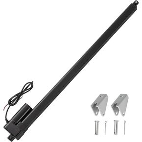 6 Inch Stroke Linear Actuator 12V Heavy Duty 440lbs/2000N IP65 Waterproof Electric Actuator Speed 0.31"/sec with Mounting Brackets