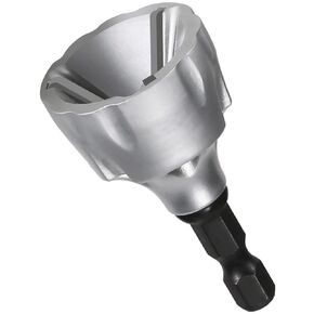 Deburring External Chamfer Tool, with Sharp Tungsten Carbide Blades, Fast Hex Shank Deburr Drill Bit, External Burr Removal for Metal Rod Bolt Pipe 3D Printing PVC in 1/8" to 3/4" Diameter (3~19mm)