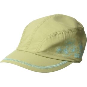 قبعة جاك ولفسكين للسيدات من النايلون مع حماية من الأشعة فوق البنفسجية، كاكي، مقاس صغير in Kuwait