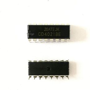 New 10Pcs for CD4021B CD4021BE HEF4021BP HCF4021BE DIP-16 CMOS 8-Stage Static Shift Register IC CD4021