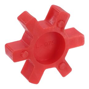 uxcell L075 Jaw Coupling Insert, Urethane Flexible Solid Type Jaw Coupling Center Insert for L Jaw Coupling L-Jaw Coupler Set, Red