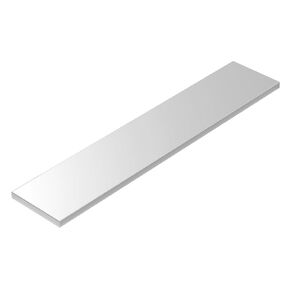 6061 Square Aluminum Flat Bar, 1PCS 3/8" Thickness X 2" Width X 10" Length Aluminum Flat Plate, 10 x 50 x 254mm Aluminum Solid Flat Bar for Crafting lndustry